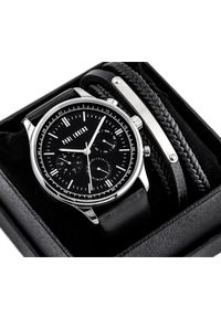 Paul Lorens - KOMPLET PREZENTOWY MĘSKI PAUL LORENS - Zegarek + Bransoletka (zg362e) #1