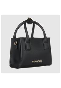 Valentino by Mario Valentino - VALENTINO Czarna torebka o teksturze skóry seychelles shopping. Kolor: czarny. Materiał: skórzane