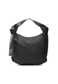 Calvin Klein Jeans Torebka Ck Jacquard Shoulder Bag Md K60K610622 Czarny. Kolor: czarny