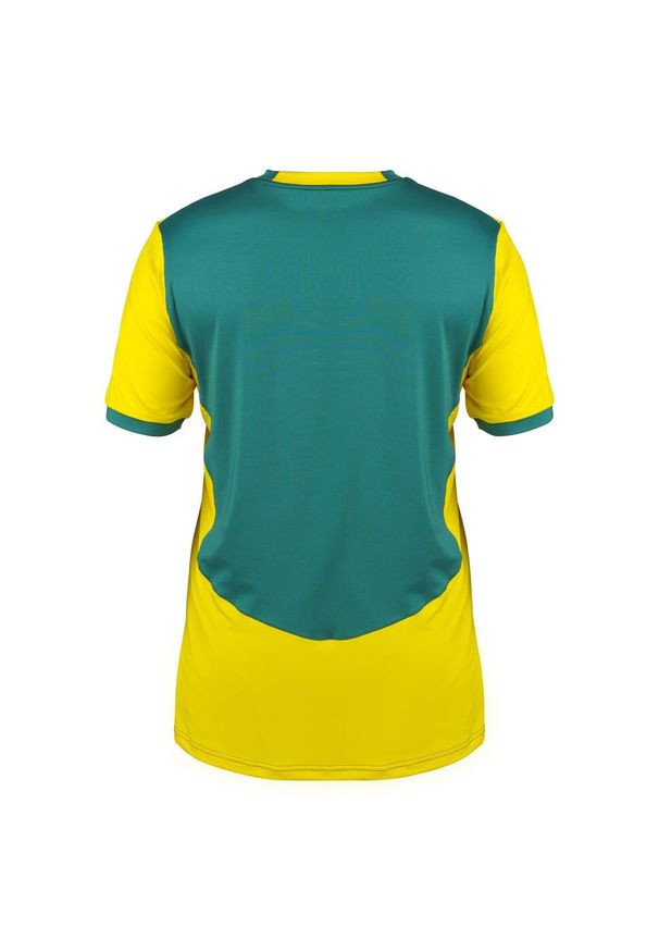 GILBERT - Dziecięca bluza z krótkim rękawem Gilbert T20. Kolor: żółty, wielokolorowy, zielony. Długość rękawa: krótki rękaw. Długość: krótkie