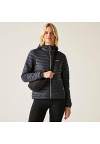 Regatta - Kurtka turystyczna damska Hurden. Kolor: szary. Materiał: puch, materiał. Sport: turystyka piesza #1