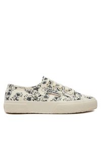 Superga Tenisówki Sketched Flowers 2750 S6122NW Beżowy. Kolor: beżowy. Materiał: materiał