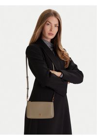 Pinko - PINKO Torebka Flat Horizontal Mini AI 25-26 104277 A0F1 Szary. Kolor: szary. Materiał: skórzane #1