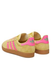Adidas - adidas Sneakersy Gazelle JH7211 Żółty. Kolor: żółty. Materiał: zamsz, skóra. Model: Adidas Gazelle #5