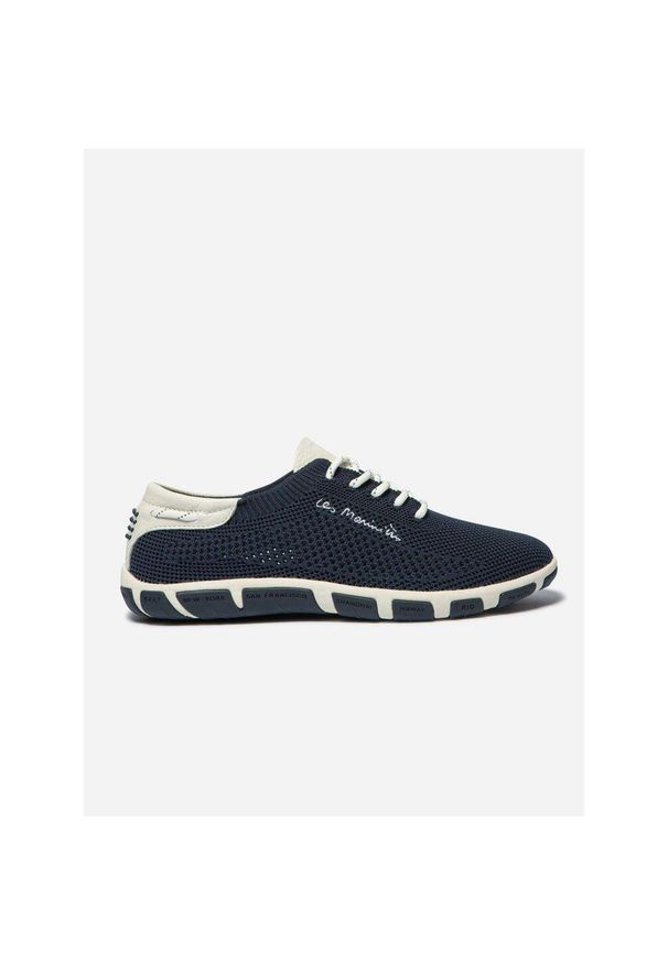Niskie buty damskie TBS Jazaria. Kolor: niebieski. Materiał: skóra