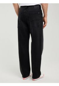 Big-Star - Jeansy męskie loose czarne Isaac Workwear 914. Okazja: na co dzień. Stan: podwyższony. Kolor: czarny. Styl: sportowy, casual