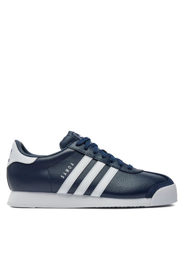 Adidas - adidas Sneakersy Samoa JH9076 Granatowy. Kolor: niebieski. Materiał: skóra