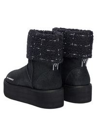 Karl Lagerfeld - KARL LAGERFELD Śniegowce Thermo KL48552 Czarny. Kolor: czarny. Materiał: materiał #5