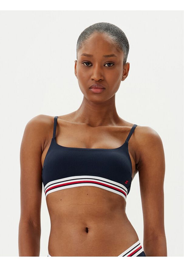 TOMMY HILFIGER - Tommy Hilfiger Góra od bikini UW0UW05806 Granatowy. Kolor: niebieski. Materiał: syntetyk