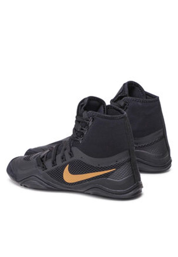 Nike Buty bokserskie Hypersweep 717175 001 Czarny. Kolor: czarny. Materiał: materiał