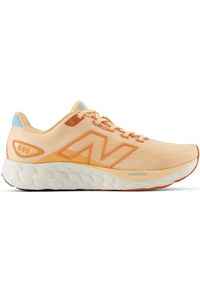 Buty damskie New Balance Fresh Foam 680 v8 W680CL8 – pomarańczowe. Kolor: pomarańczowy. Materiał: materiał, syntetyk. Szerokość cholewki: normalna. Sport: fitness