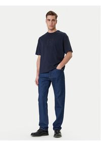 Calvin Klein T-Shirt Emblem Graphic LV14RF817G Granatowy Regular Fit. Kolor: niebieski. Materiał: bawełna #5