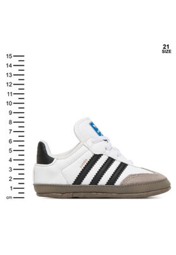 Adidas - adidas Sneakersy Samba Crib JI2758 Biały. Kolor: biały. Materiał: skóra