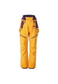 Spodnie narciarskie damskie Elbrus Svean Wo's - żółte, Rozmiar XL. Kolor: żółty. Materiał: nylon, elastan, poliester, materiał. Sport: narciarstwo