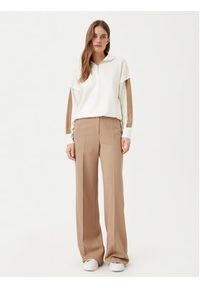 BOSS Bluza Dual 50535825 Écru Relaxed Fit. Materiał: syntetyk #4