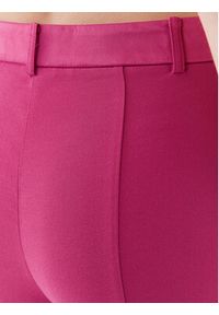 Patrizia Pepe Spodnie materiałowe 2P1498/A236-M447 Różowy Wide Leg. Kolor: różowy. Materiał: materiał, wiskoza