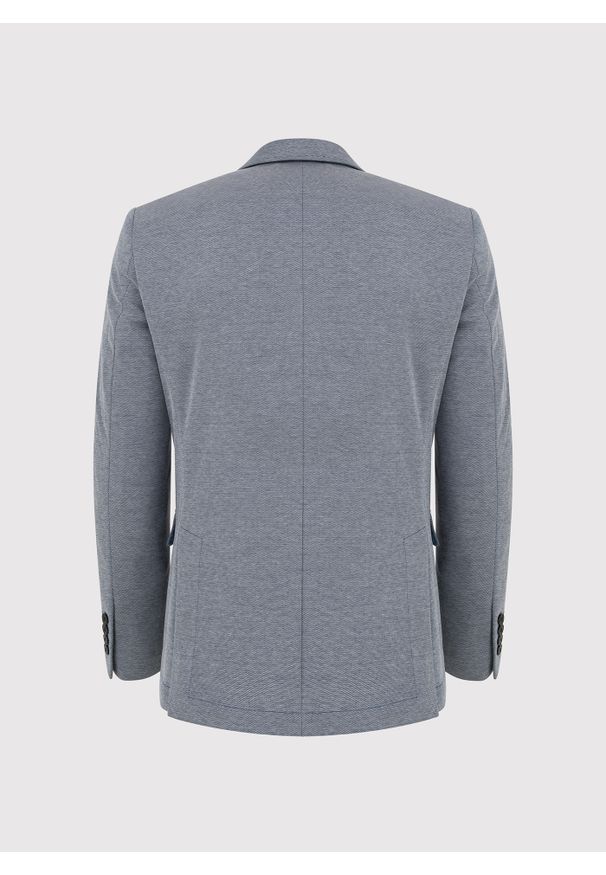 Pako Lorente - Szara marynarka melanż. Okazja: na co dzień. Kolor: szary. Materiał: poliester, bawełna, dzianina. Wzór: melanż. Sezon: wiosna. Styl: casual