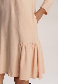 Renee - Łososiowa Sukienka Zarinsyss. Kolor: różowy #2