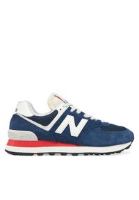 New Balance Sneakersy U574VPN Granatowy. Kolor: niebieski. Materiał: zamsz, skóra. Model: New Balance 574 #1