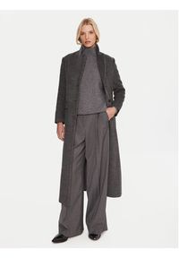 Marella Płaszcz wełniany Giostro 2523016162 Szary Regular Fit. Kolor: szary. Materiał: wełna #6