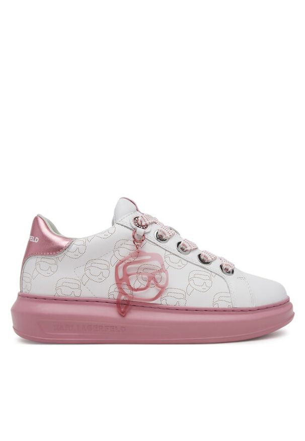 Karl Lagerfeld - KARL LAGERFELD Sneakersy KL62522 Biały. Kolor: biały. Materiał: skóra