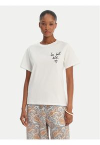 Weekend Max Mara T-Shirt Bora 2615971042 Biały Regular Fit. Kolor: biały. Materiał: bawełna #1