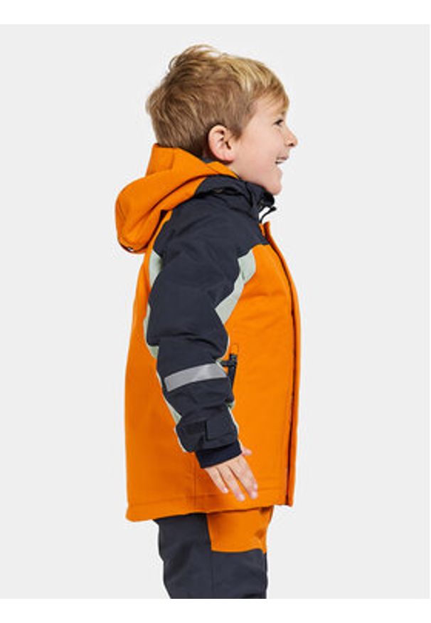 Didriksons Kurtka zimowa Neptun 505472 Pomarańczowy Regular Fit. Kolor: pomarańczowy. Materiał: syntetyk. Sezon: zima