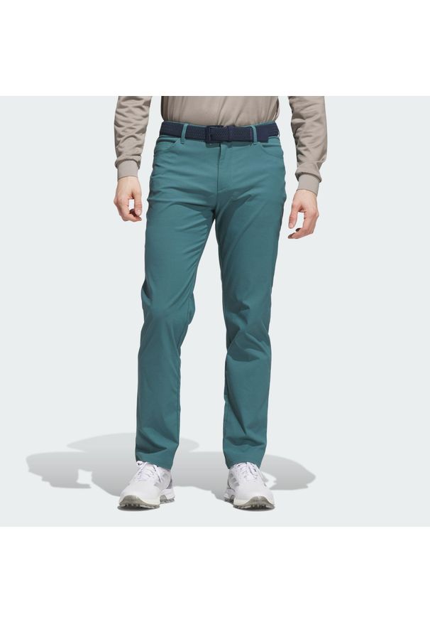 Adidas - Spodnie Mens Ultimate365 5-Pocket. Kolor: niebieski. Materiał: materiał. Sport: golf