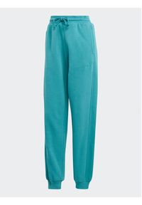 Adidas - adidas Spodnie dresowe ALL SZN Fleece IM0333 Niebieski Loose Fit. Kolor: niebieski. Materiał: bawełna #4