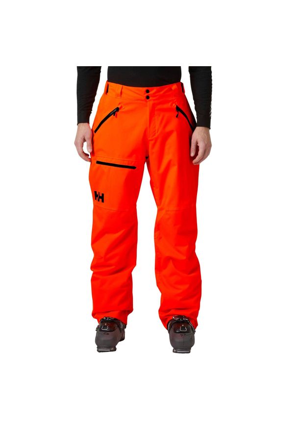 Spodnie narciarskie męskie Helly Hansen Sogn Cargo Pants. Kolor: pomarańczowy. Sport: narciarstwo