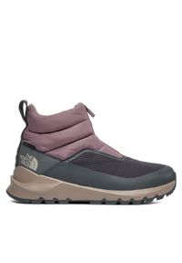 The North Face Śniegowce W Thermoball Progressive Zip II Wp NF0A5LWFODR1 Szary. Kolor: szary. Materiał: materiał