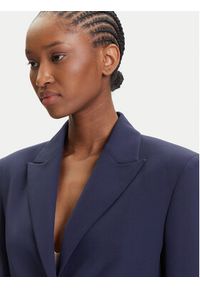 Hugo - HUGO Marynarka Asmalla-1 50533901 Granatowy Slim Fit. Kolor: niebieski. Materiał: syntetyk #4