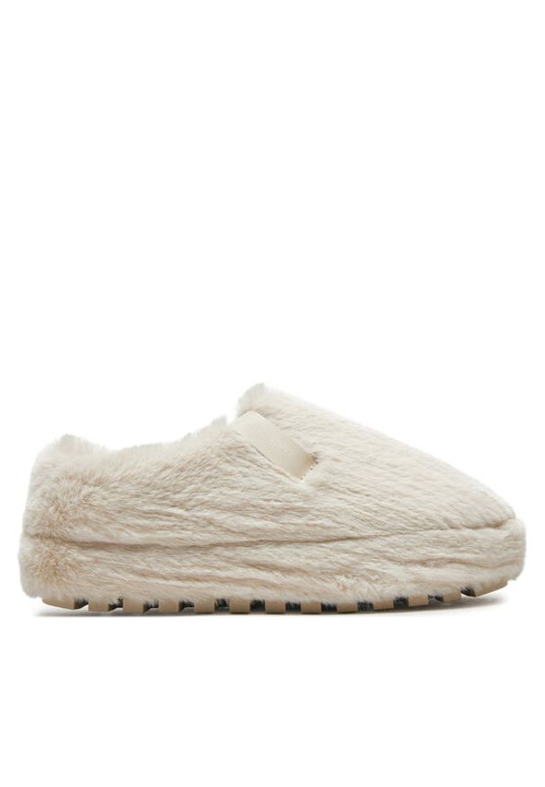 Calvin Klein Jeans Kapcie Home Anke Slipper Wn Fur YW0YW01596 Écru. Materiał: materiał