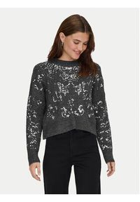 only - ONLY Sweter Alta 15353230 Szary Regular Fit. Kolor: szary. Materiał: syntetyk