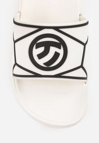 Born2be - Białe Klapki Basenowe z Piankowego Materiału Throneosis. Okazja: do domu, na co dzień. Kolor: biały. Materiał: materiał. Sezon: lato. Styl: sportowy, wakacyjny, casual #4