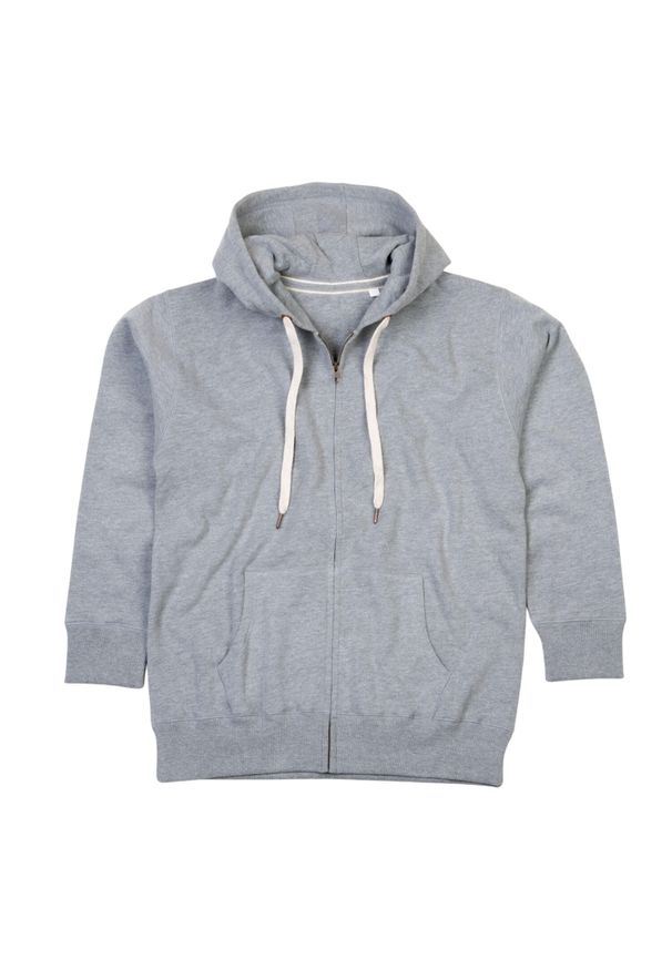 MANTIS - Męska Bluza Superstar Z Pełnym Zamkiem Błyskawicznym. Kolor: szary. Materiał: polar. Sport: turystyka piesza