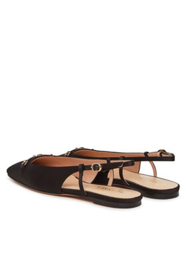 TwinSet - TWINSET Sandały 251TCP082 Czarny. Kolor: czarny. Materiał: materiał