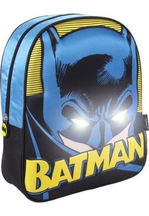 Cerda BATMAN Świecący Plecak Dziecięcy 2D Szkolny. Wzór: motyw z bajki