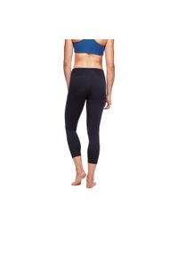 Legginsy turystyczne damskie Black Diamond Rise Tights. Kolor: czarny. Sport: turystyka piesza