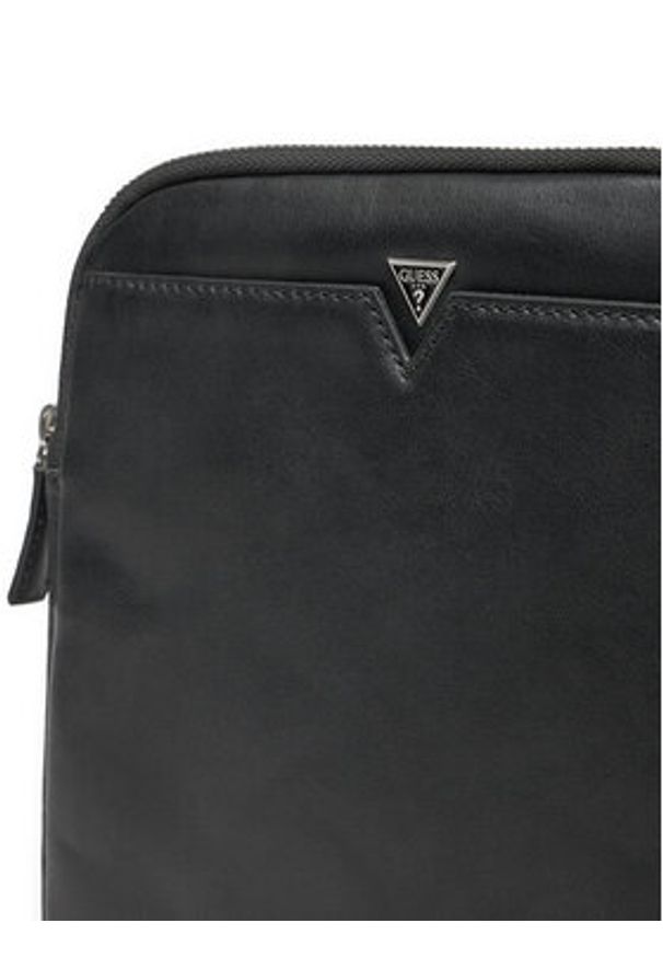 Guess Saszetka Firenze HMFISE P4423 Czarny. Kolor: czarny. Materiał: skóra