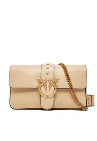 Pinko - PINKO Torebka Love One Classic Fl 104524 A0QO C50Q Beżowy. Kolor: beżowy. Materiał: skórzane #4