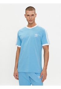Adidas - adidas T-Shirt adicolor Classics 3-Stripes IM9392 Niebieski Slim Fit. Kolor: niebieski. Materiał: bawełna #1