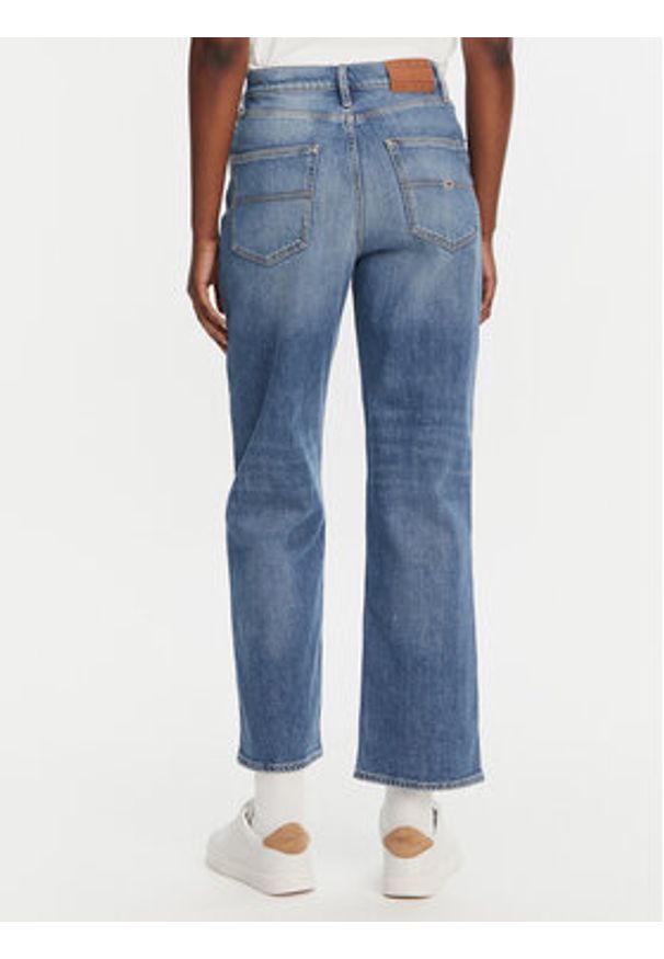 Tommy Jeans Jeansy Layla DW0DW20644 Niebieski Straight Fit. Kolor: niebieski