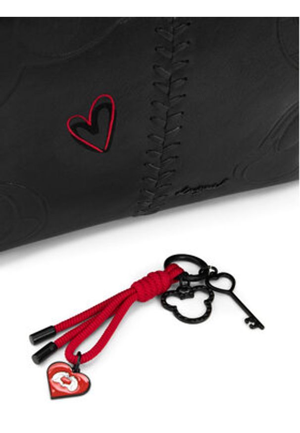 Desigual Plecak 26SAKP43 Czarny. Kolor: czarny. Materiał: skóra