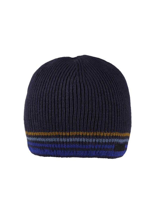 Regatta - Czapka Męska W Paski Balton IV. Kolor: niebieski. Wzór: paski. Styl: sportowy