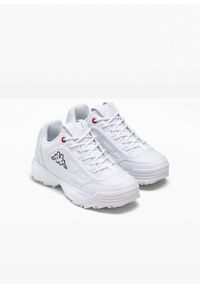 Sneakersy Kappa bonprix biały. Kolor: biały #5