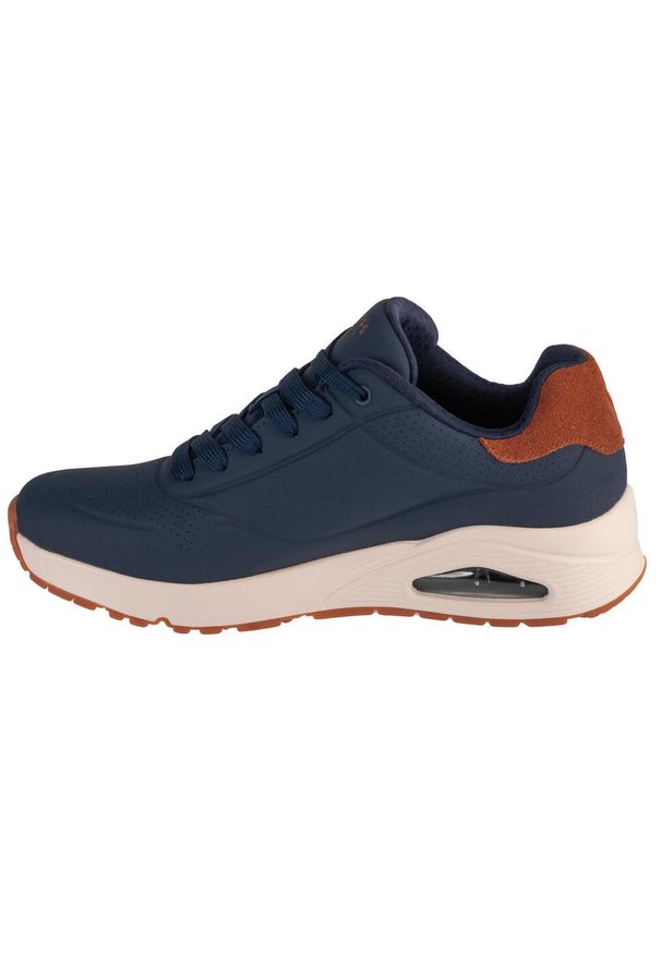skechers - Tenisówki Skechers Model Uno - Suited On Air Kolor Niebieski. Kolor: niebieski. Materiał: tkanina, syntetyk