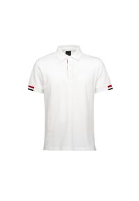Polo Geox Polo Piquet 2. Typ kołnierza: polo. Kolor: biały. Styl: elegancki #1