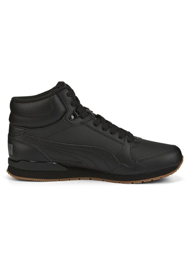 Buty do chodzenia męskie Puma St Runner V3 Mid L. Zapięcie: sznurówki. Kolor: czarny. Materiał: materiał, futro. Szerokość cholewki: normalna. Sport: turystyka piesza