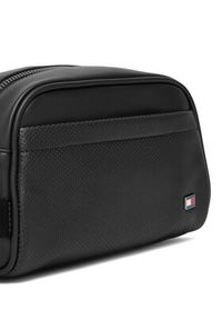 TOMMY HILFIGER - Tommy Hilfiger Kosmetyczka Th Foundation Washbag AM0AM14764 Czarny. Kolor: czarny. Materiał: skóra #3